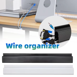 สินค้ามีคุณภาพ ยาว40CM รางเก็บสายไฟ รางเดินสายไฟ วัสดุPVC สำหรับจัดการสายไฟใต้โต๊ะ บ้าน และสำนักงาน