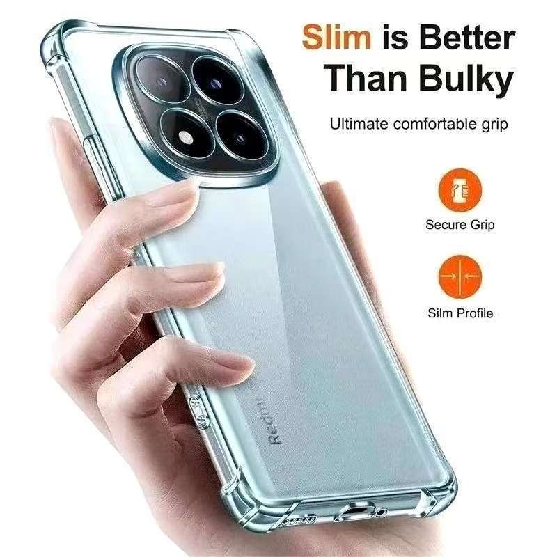 Poco M8/Poco M8 Pro 5G(ส่งในไทย)เคสTPUใสกันกระแทกแบบคลุมกล้องRedmi Note 15 5G/Redmi Note 15 Pro 5G/Redmi Note 15 Pro+5G