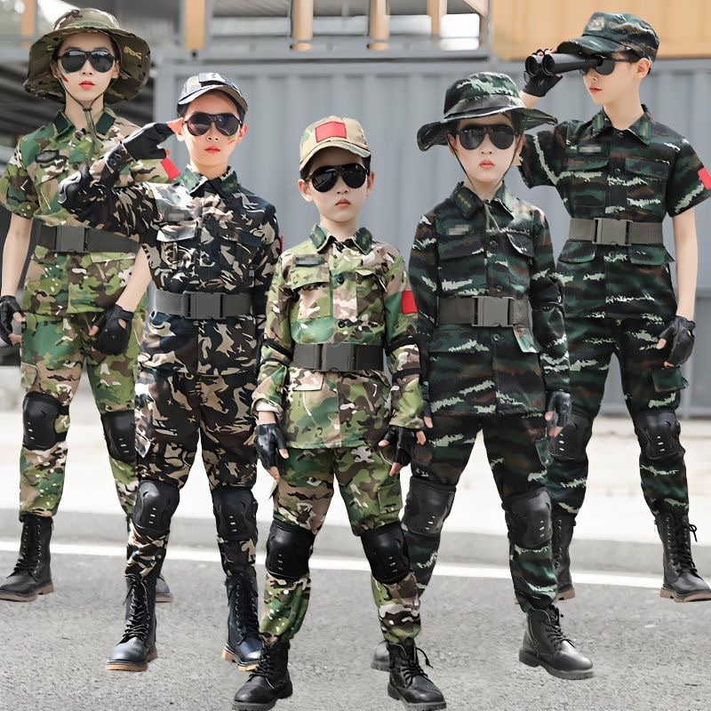 www-เครื่องแต่งกายตำรวจติดอาวุธลายพรางสำหรับเด็ก, ปาร์ตี้คอสตูม, คอสเพลย์, ของขวัญวันฮาโลวีน