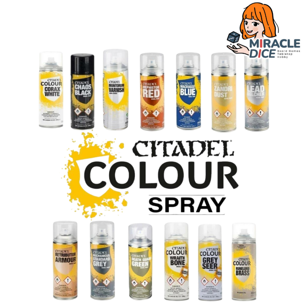 [พร้อมส่ง] Citadel Colour : Spray สเปรย์สำหรับพ่นโมเดล