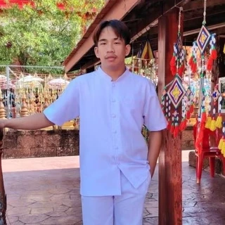 แยกเฉพาะเสื้อคอจีนชายสีขาว สีดำ แขนสั้น&ยาว ผ้า​อ๊อก​ฟอร์ด​