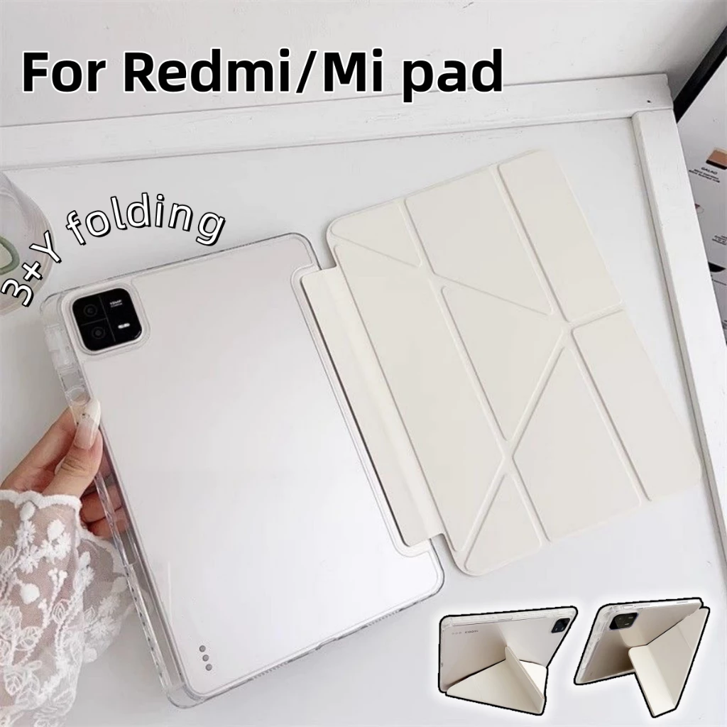 Redmi Pad 2 9.7 เคส พร้อมที่ใส่ปากกา Yพับcase for redmi pad2/SE 11 Xiao Mi Pad 7/8Pro Mipad 6/6 proเคสใส เคสแท็บเล็ต