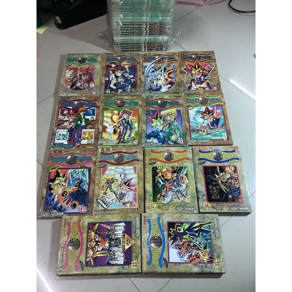 มือ2 หนังสือการ์ตูนมังงะ เกมกลคนอัจฉริยะ Yu-Gi-Oh! by kazuki takahashi(คาซฟูกิ ทาคาฮาชิ)เล่ม4,5,6,7,