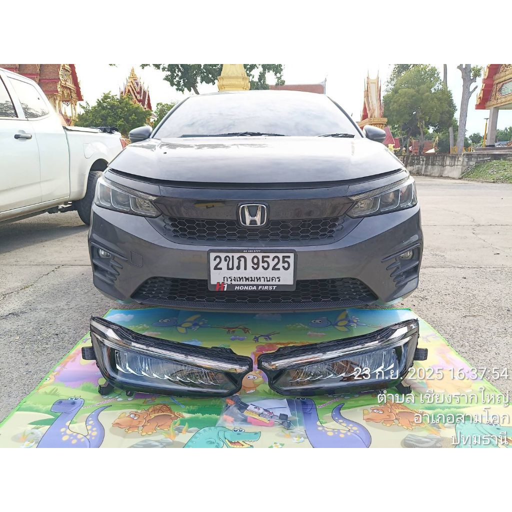 ไฟหน้าพร้อมปลั๊กแปลงHonda  City RS 2020-ปัจจุบัน แท้ล้าน% ตรงรุ่น
