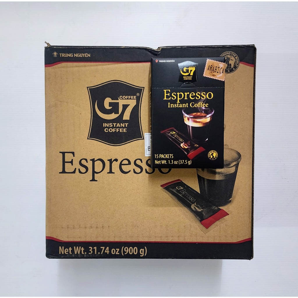 G7 espresso ยกลัง 24กล่อง x 15ซอง ล็อตใหม่