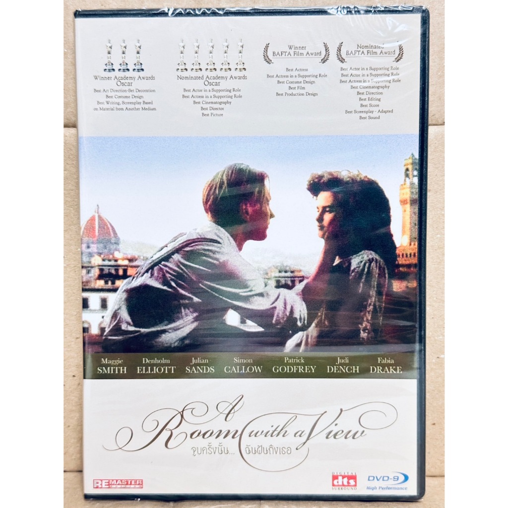 DVD : A Room with a View (1985) จูบครั้งนั้น ฉันฝันถึงเธอ "Maggie Smith, Denholm Elliott"