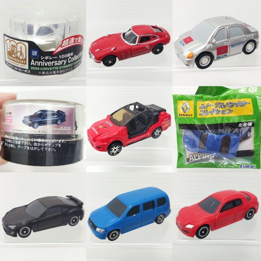 โมเดลรถ ALPINE A110 / Toyota 2000GT / Mazda RX-8 / Navi Dydo ญี่ปุ่นมือสอง