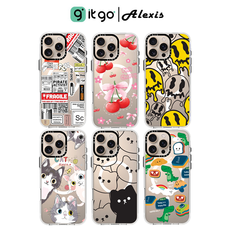 เคสใส Alexis Cartoon ST Clear V.5 เคสใหม่ ลายไม่ซ้ำ น่ารักจนใจเจ็บ!