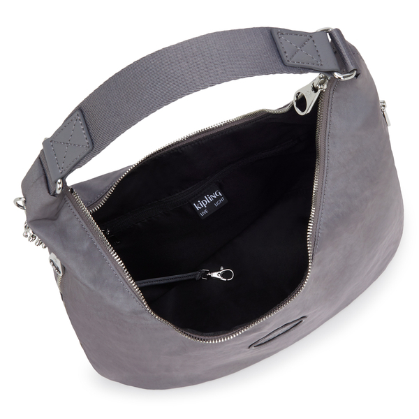 Kipling حقيبة EANNA ZIP — رمادي — صورة 3