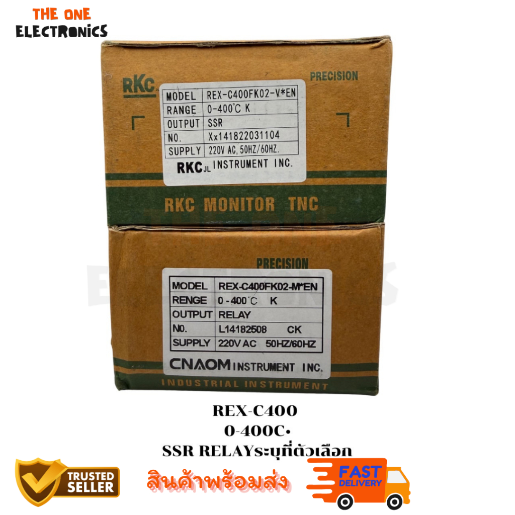 เครื่องควบคุมอุณหภูมิ RKC REX-C400 เครื่องควบคุมอุณหภูมิแบบประหยัดอัจฉริยะอย่างเต็มที่ 0-400องศา ราคา ถูกที่สุด ดีลบีเคเค แกลเลอรีภาพที่ 2