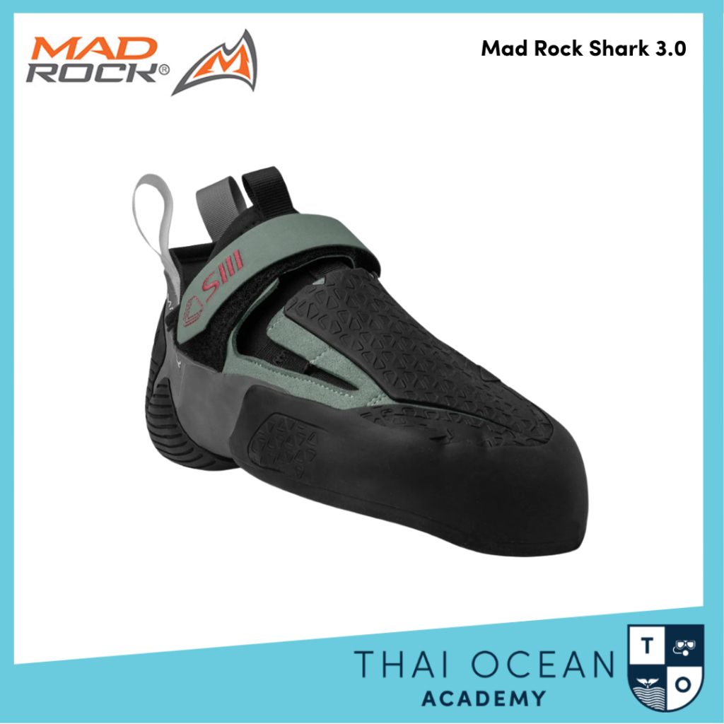Mad Rock Shark 3.0 Climbing Shoes (Green) รองเท้าปีนผารุ่นชาร์ค 2.0 ยี่ห้อเมดร็อค