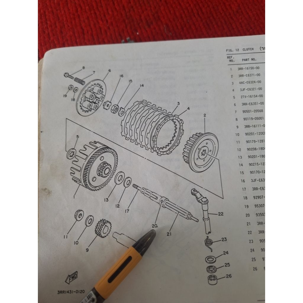 (แท้ใหม่เบิกศูนย์)เม็ดลูกปืนแกนดันคลัช TZR VR TZM RXZ แบ่งขาย1 เม็ด - รูปที่ 5