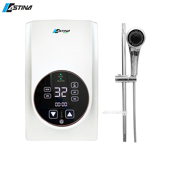 💥💥ลดราคาพิเศษ เครื่องทำน้ำอุ่น ASTINA BRAVO(X3) 3500 วัตต์ สีดำ ระบบ Digital Luxury