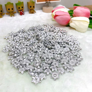 ดอกพิกุลเงิน,ดอกพิกุลทอง🌼แพ็ค100ชิ้น(พร้อมส่ง📌)ตกแต่งเหรียญโปรยทาน