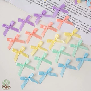 Baker Tree ริบบิ้นโบว์สำเร็จ หลายสี 80-90 ชิ้น สำหรับตกแต่งเค้ก ส่งจาก กทม.