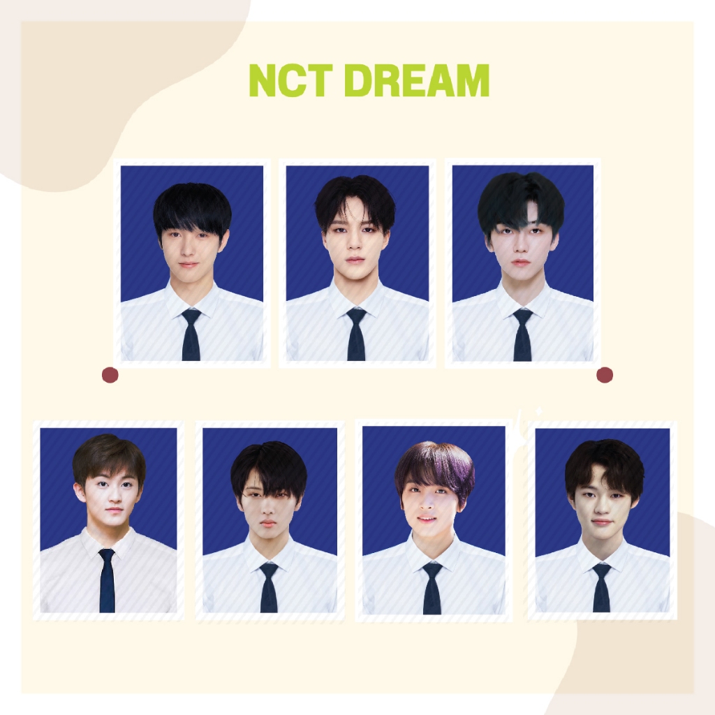 NCT Dream  รูปติดบัตร เอ็นซีที ดรีม