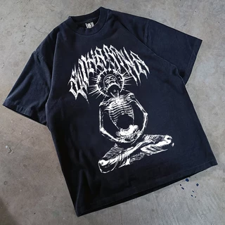 เสื้อยืดโอเวอร์ไซส์ลาย"นิพพาน"ผ้าโคตรเทพใส่สบายไม่ร้อนไม่ยับไม่ย้วยทรงสวย