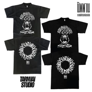 เสื้อยืดโอเวอร์ไซส์ลาย"นิพพาน"ผ้าโคตรเทพใส่สบายไม่ร้อนไม่ยับไม่ย้วยทรงสวย