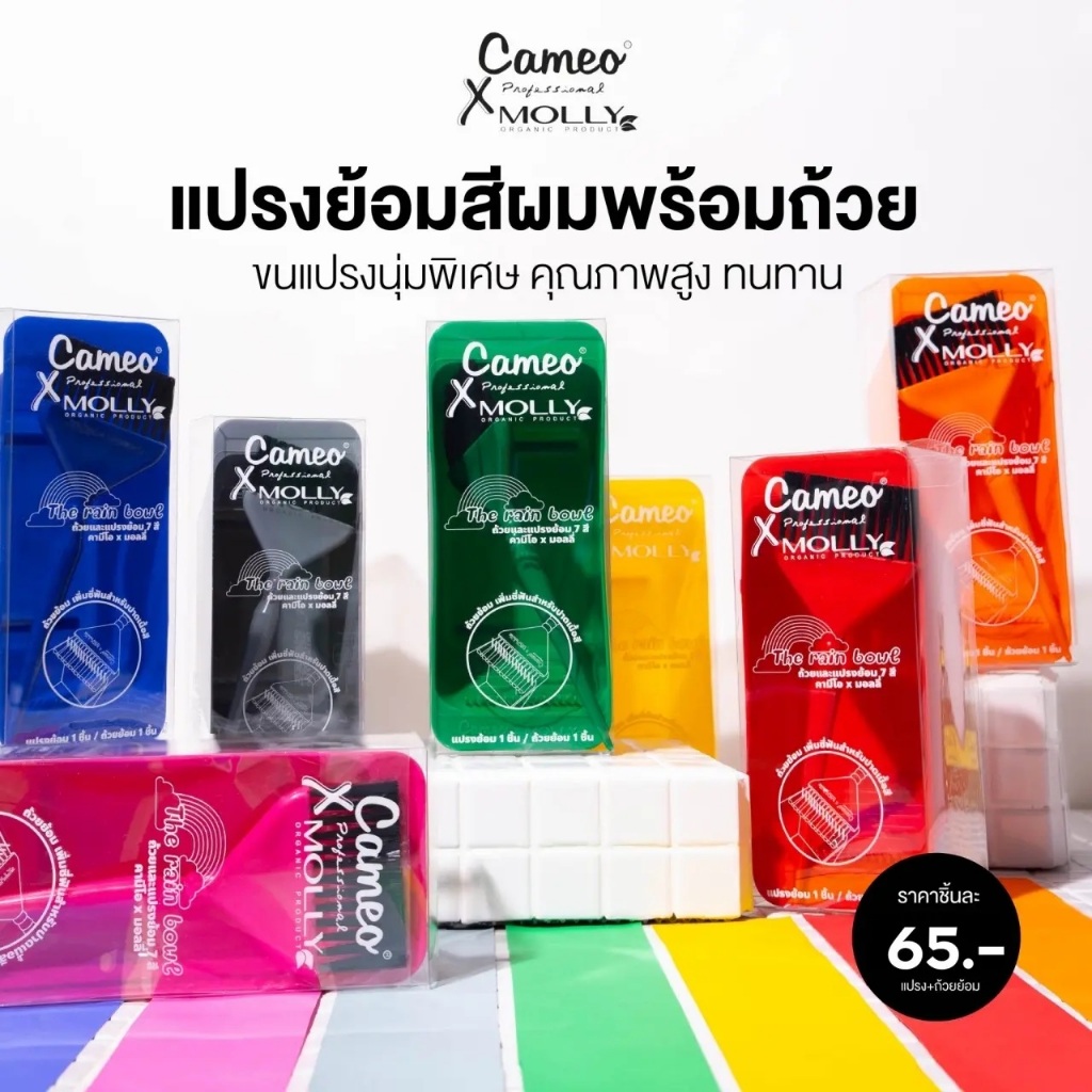 C A M E O  X  M O L L Y   แปรงย้อมสีผม + ถ้วยย้อมสีผม