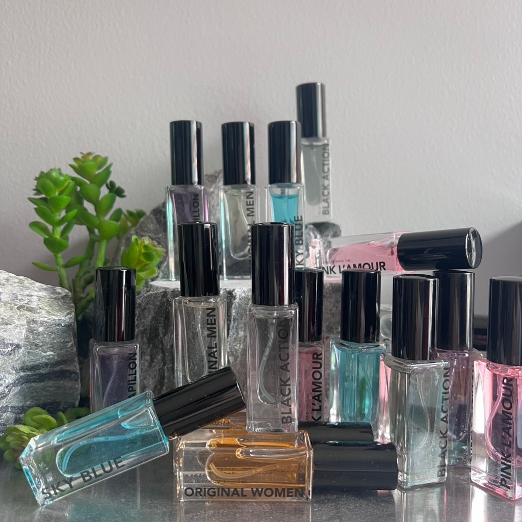 น้ำหอม Zen 24 Hours ขนาด 5 มิลลิลิตร ขวดแก้วหนาทรงสี่เหลี่ยม ขนาดเดินทาง ขนาดพกพา น้ำหอมแท้