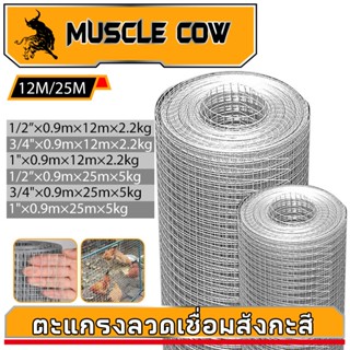 COW KING ลวดตาข่าย ชุบกัลวาไนซ์ ตาข่ายกรงไก่ ตาข่ายกรงนก ตะแ…