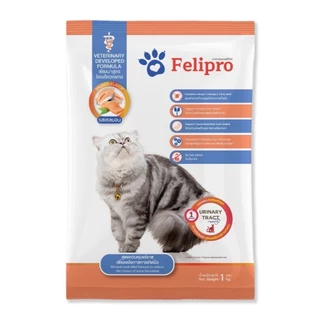 Felipro เฟลิโปร อาหารเม็ดแมวทุกช่วงวัย ไม่เค็ม ลดโอกาสการเกิดนิ่ว ขนาด20kg(1*20kg)