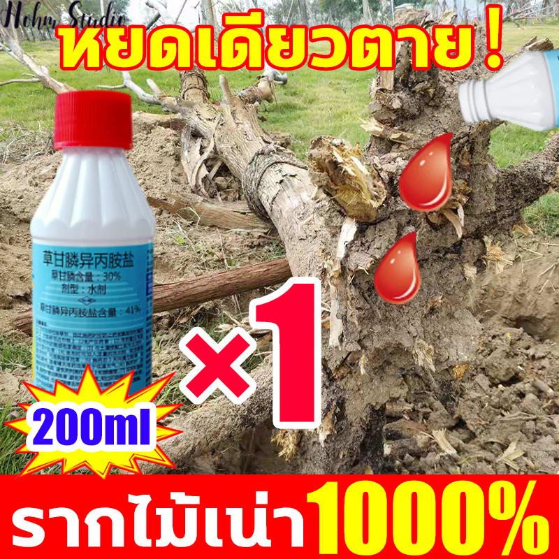 พร้อมส่ง💥ยาฆ่าตอไม้ เข้มข้น 200ml กำจัดต้นไม้ใหญ่ ตอไม้ รากตายลึก ถึงราก ไม่งอกซ้ำ เทียบเท่า 20 ขวด
