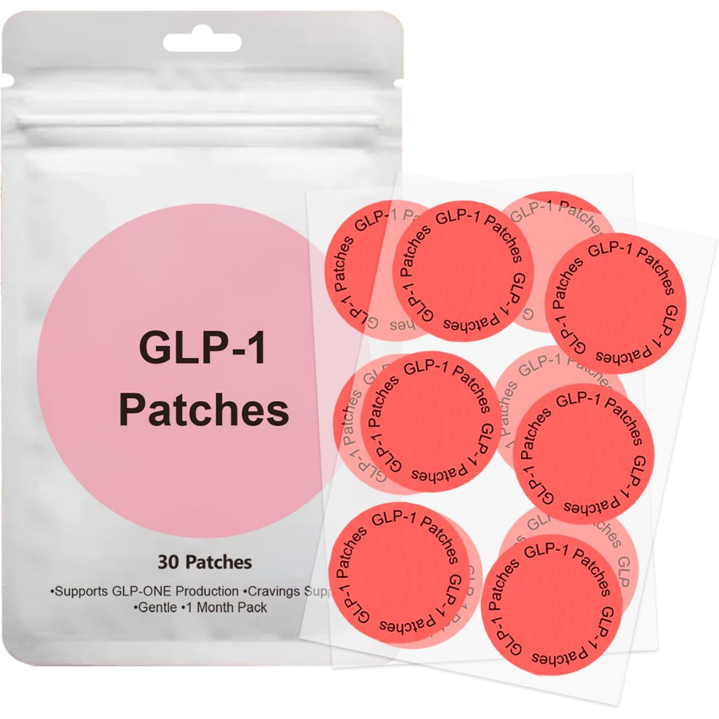 GLP-1 Patch -8-Hour Long-Lasting Formula Support - （30 Count）