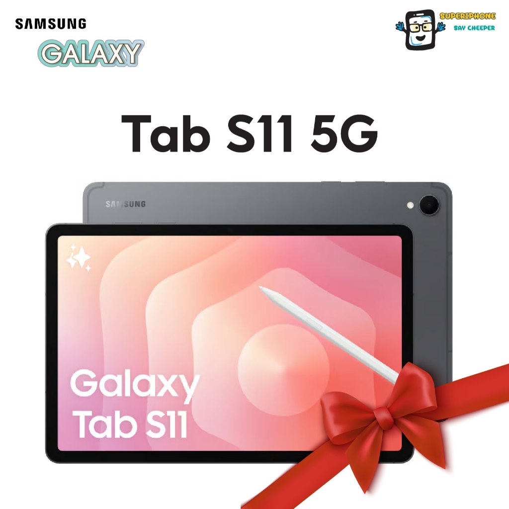 Samsung Galaxy Tab S11 5G (12+128GB) Dimensity 9400+ l จอใหญ่ 11 นิ้ว l ดีไซน์บาง(By Shopee  SuperTp