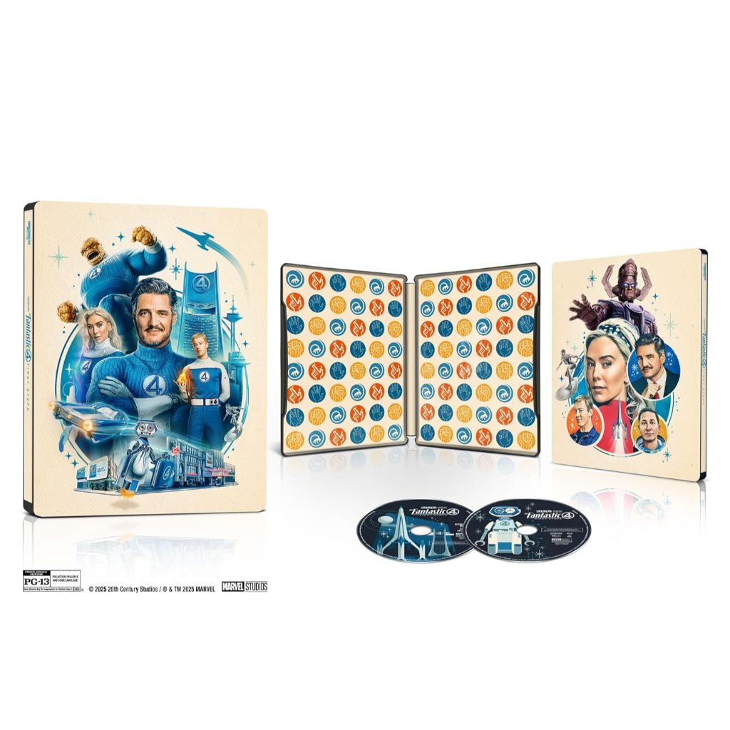 [กรุณาทักแชทก่อนสั่งซื้อ] The Fantastic Four: First Steps (Us / Steelbook / 4K Ultra HD + Blu-ray + Digital Copy) แท้