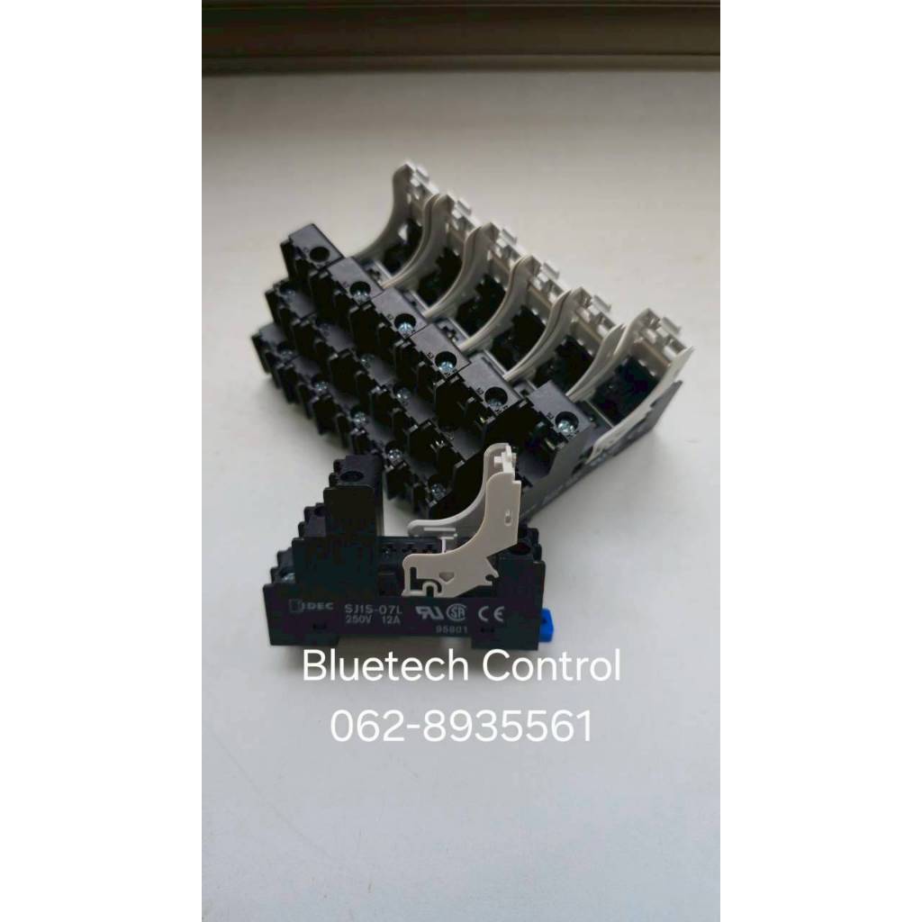 IDEC รีเลย์ ซ็อกเก็ต RJ1S-07L RELAY SOCKET 5 POSITION DIN RAIL Brand IDEC Model : SJ1S-07L