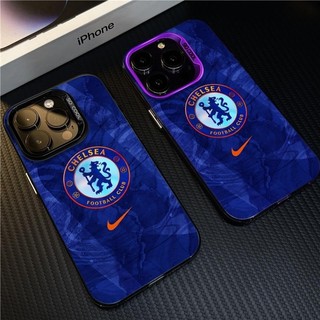 Chelsea Football Club 2025 เคสโทรศัพท์สําหรับ iPhone Premier League DAMAC พัดลม โลโก้สีน้ําเงินเข้มฟุตบอล IMD กีฬา shell