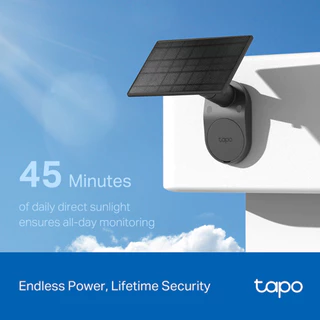 TP-Link Tapo C411 KIT ใส่ซิมไม่ได้ชุดกล้องวงจรปิด 2K 3MP พร้อมแผงโซลาร์เซลล์ IP65 Solar-Powered Security Camera Kit