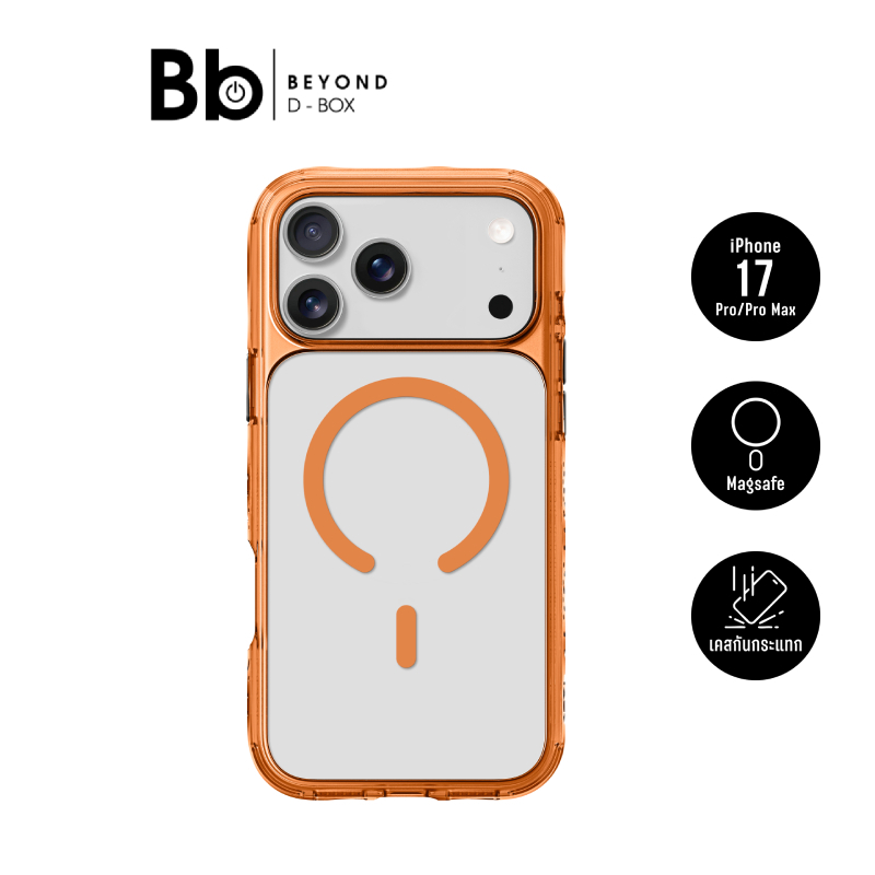 เคส LAUT iPhone 17 Pro Crystal Matter X Magsafe Crystal Orange by BB Beyond D-Box