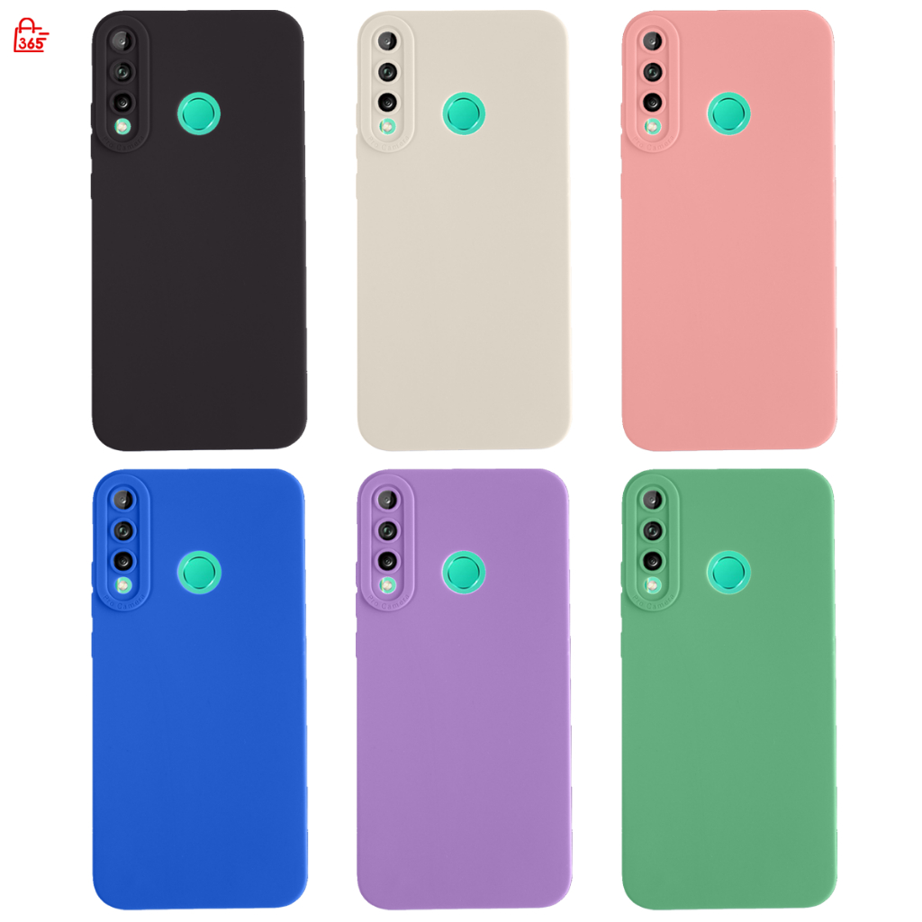 เคส สำหรับ Huawei Y7P 2020 P40 Lite E เคสซิลิโคนนิ่ม กันกล้อง TPU สีพื้น