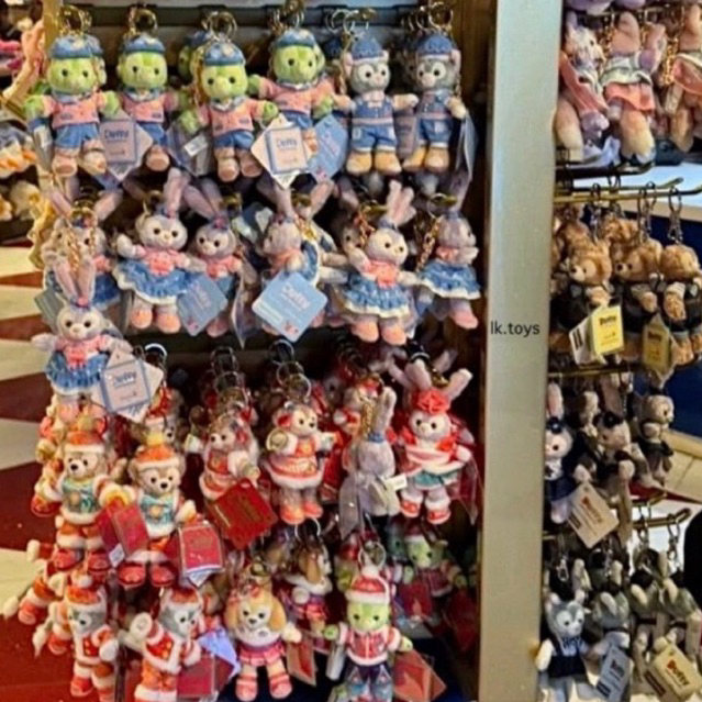 🔥พร้อมส่ง🇹🇭Codeลด25%❗️พวงกุญแจห้อยกระเป๋า Duffy and Friends/ Hongkong Disneylandแท้💯%
