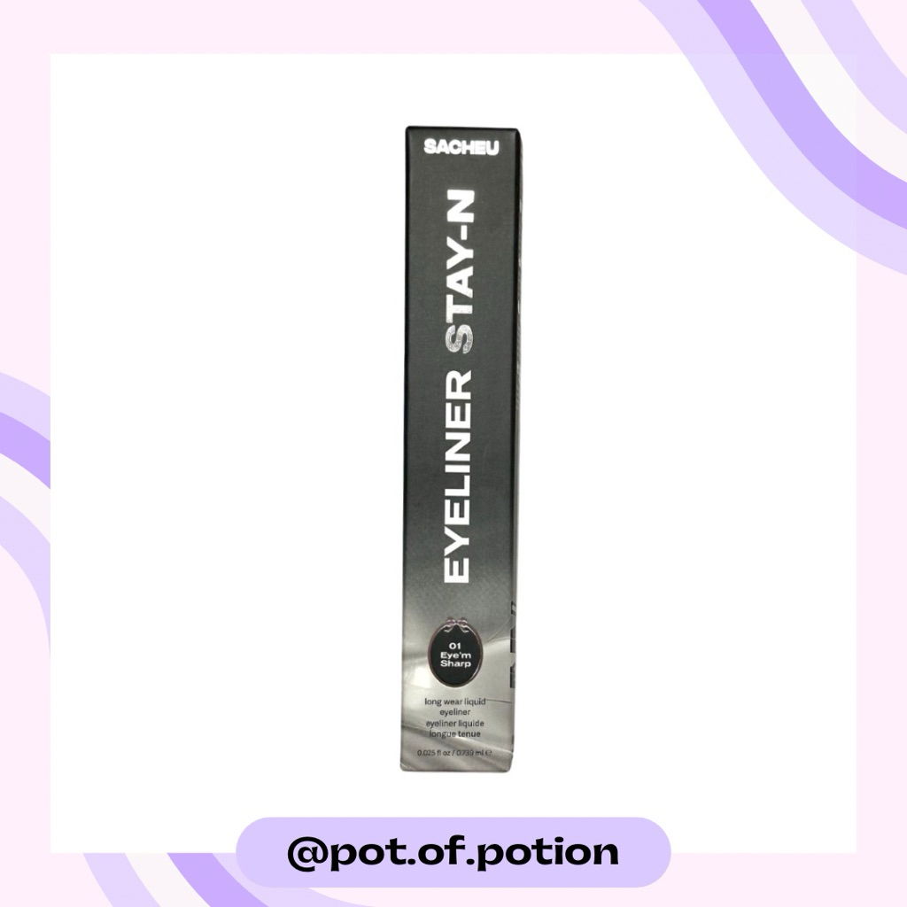 พร้อมส่ง (ดูรูปที่รายละเอียด) Sacheu — Long Wear Liquid Eyeliner STAY-N
