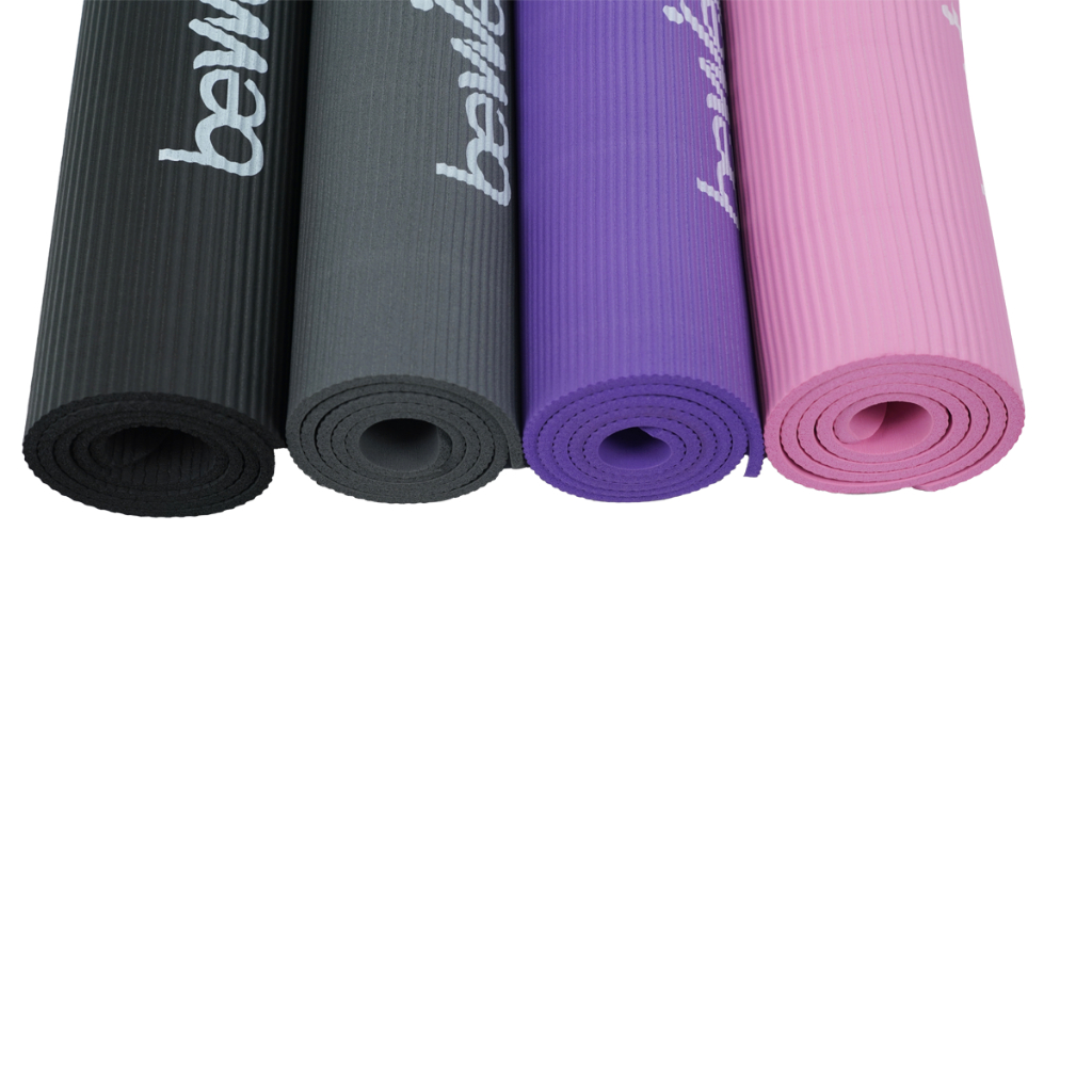 Bewell เสื่อโยคะ หนาพิเศษ 10 mm. พร้อมถุงตาข่ายเก็บเสื่อ พกพาสะดวก