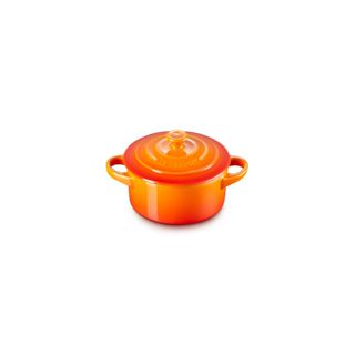 ถ้วยเซรามิค มีฝาปิด เกรด B ขนาด10cm สีส้ม CLASSIC 10CM MINI …