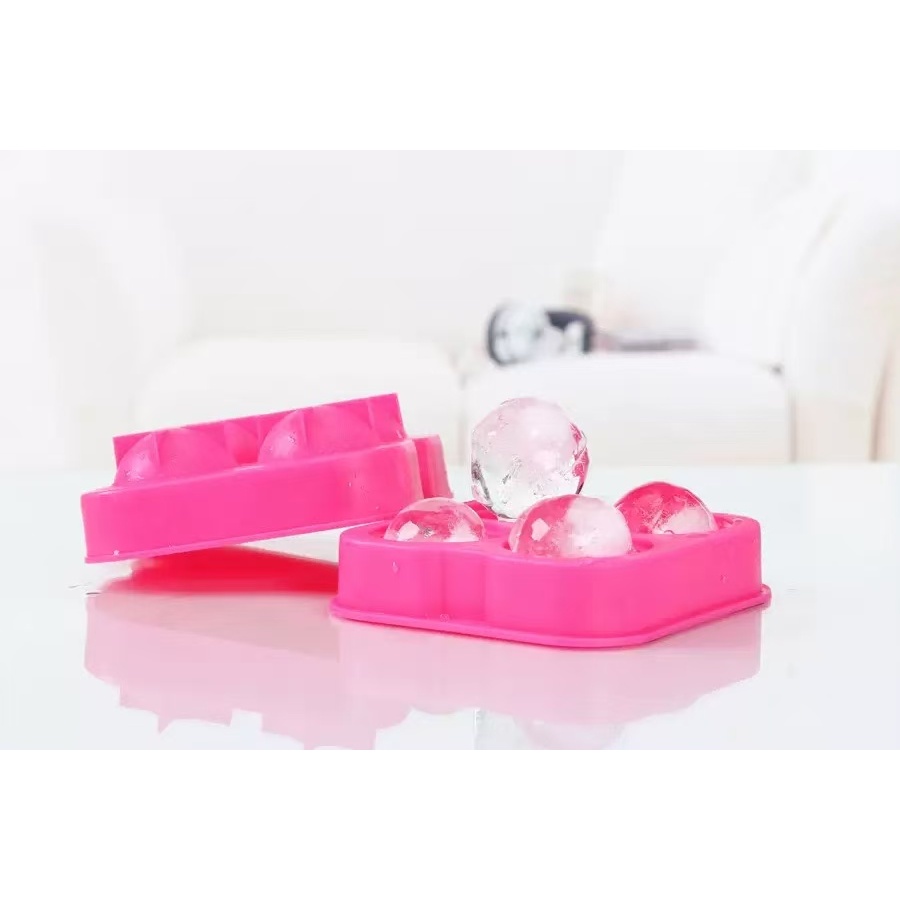 ถาดน้ำแข็ง พิมพ์น้ำแข็งก้อนกลม แม่พิมพ์น้ำแข็งก้อนกลม ที่ทำน้ำแข็ง แม่พิมพ์วุ้น Ice Maker 4สี ใช้งานง่าย น้ําแข็งกลม - รูปที่ 7