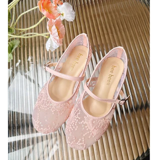 รองเท้าตาข่ายปักเลื่อมรหัสN-03แต่งสายคาดเข็มขัดทรงสวยใส่สบายตาข่ายระบายอากาศได้ดีพร้อมส่งในไทย