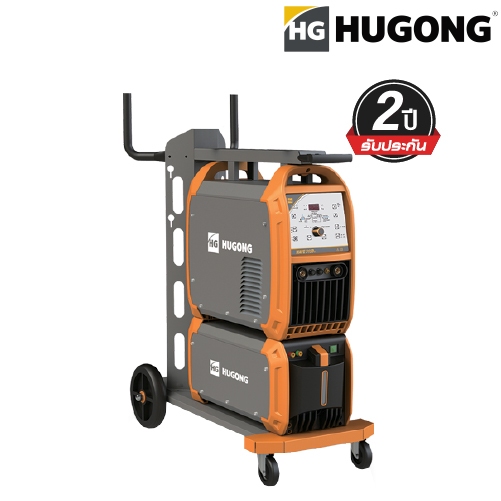 HUGONG | เครื่องเชื่อม TIG (GTAW) WAVE 315DIII with water tank and trolley.