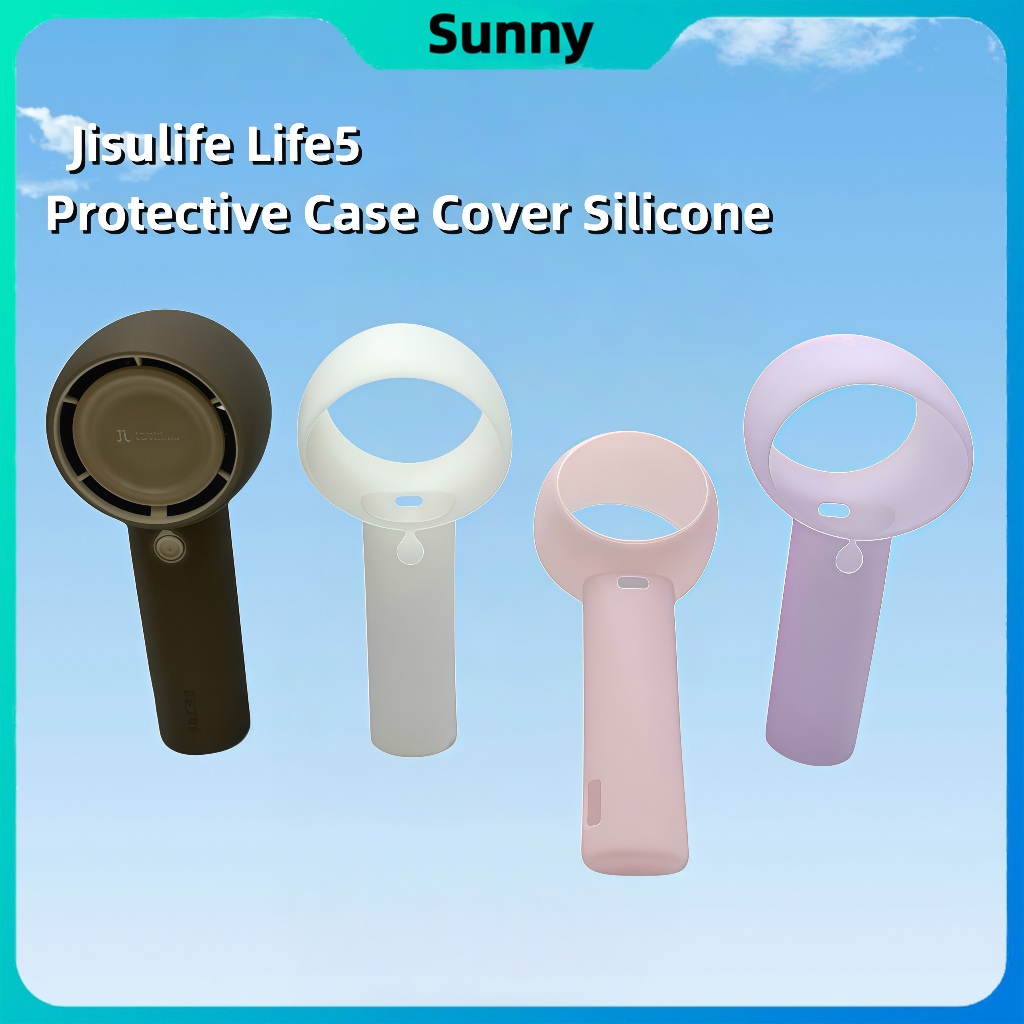 Suitable for Jisulife Life5  Mini Fan Protective Case Cover Silicone Protector Washable Jet Turbo