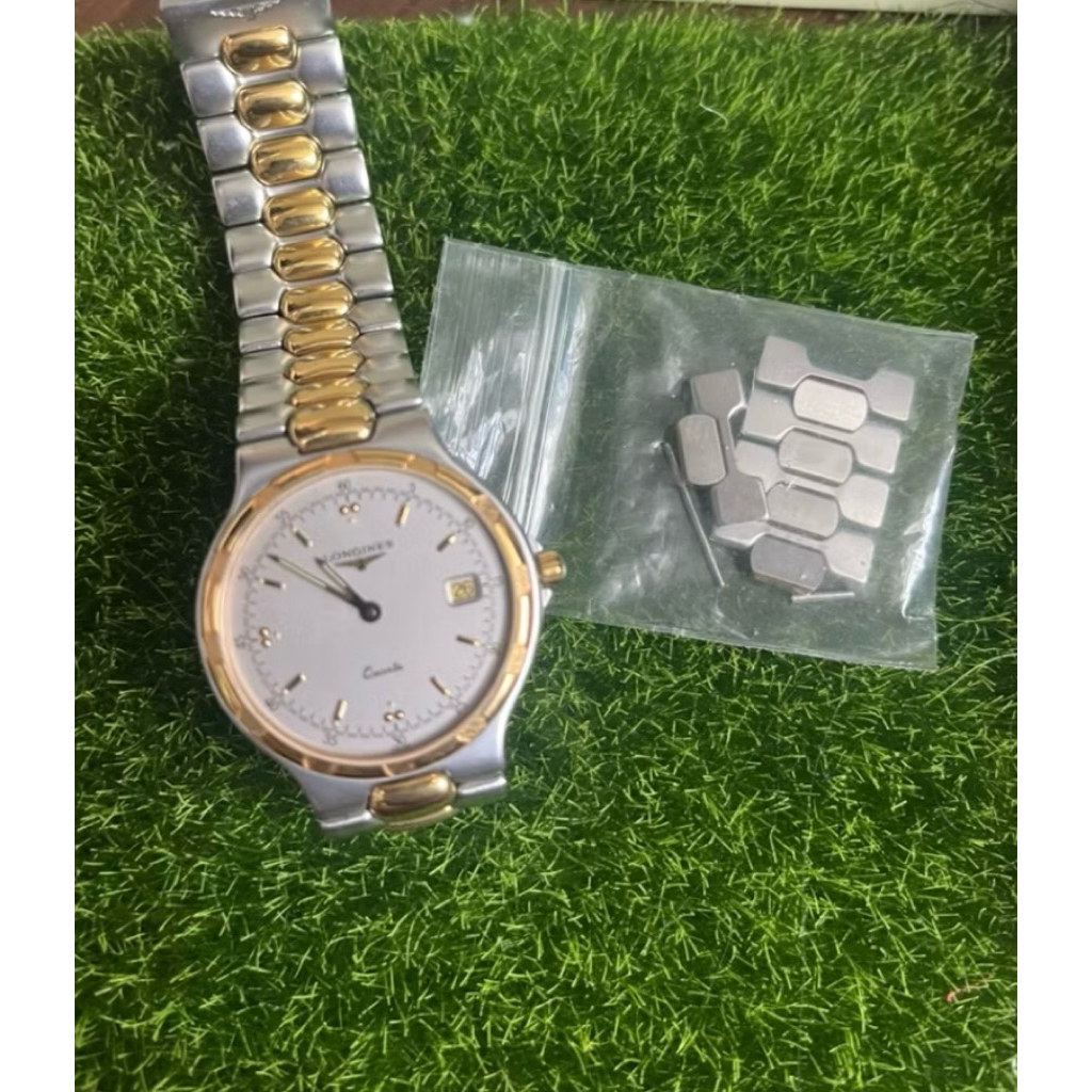 Longines มือสอง พร้อมกล่อง กล่องนอก กล่องใน สายครบ แต่ไม่มีใบ