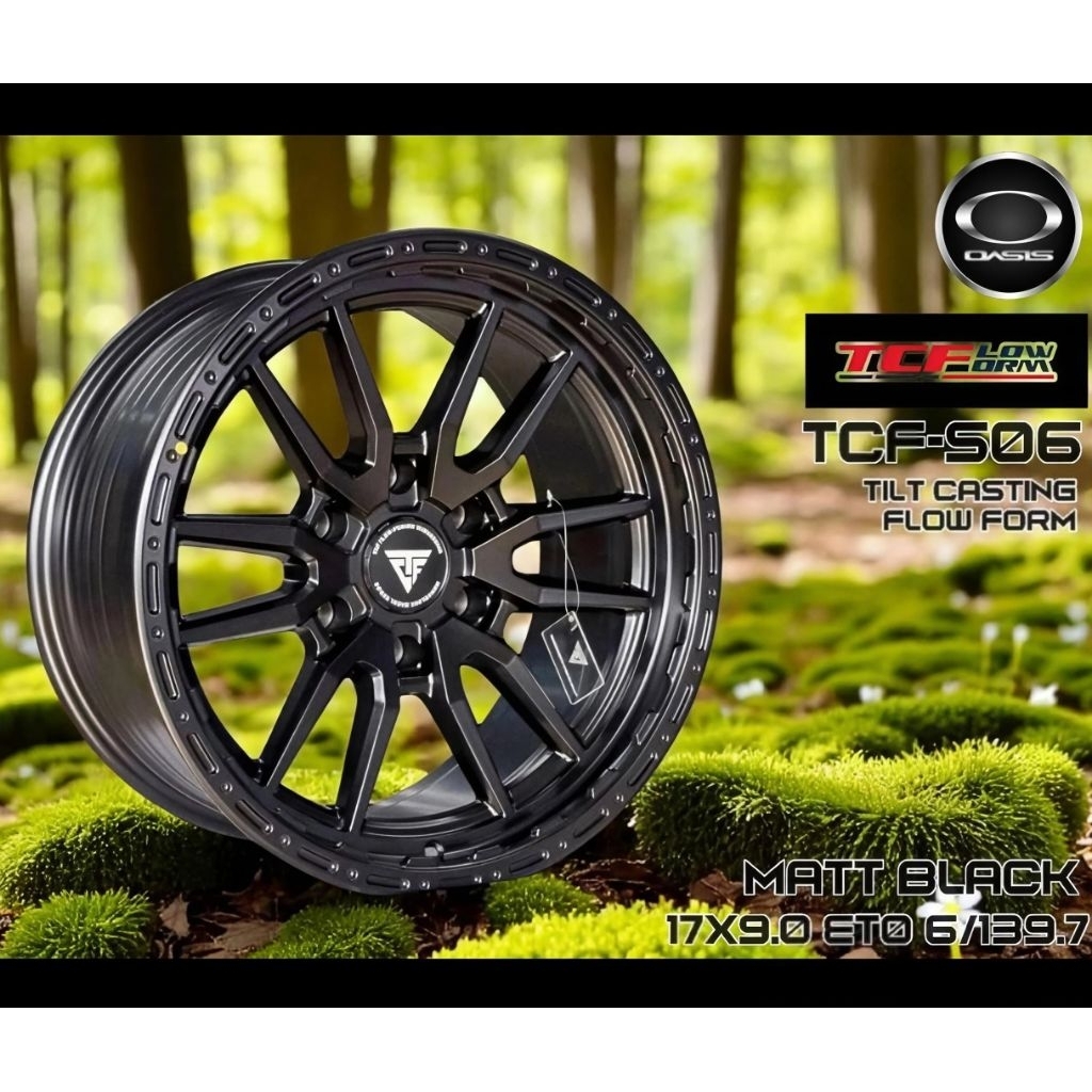 ล้อแม็กซ์​ OASIS​ TCF-S06 ขอบ17 6รู139.7​กว้าง9นิ้ว​ออฟเซต0ลายมาใหม่สินค้า​คุณภาพดี​แนวออฟโรดแข็งแรง