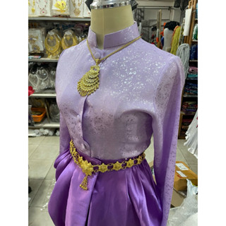 เสื้อจิตรดา ผ้าลายในตัว ผ้าไม่คัน มีไซส์ใหญ่ JDอก32-46