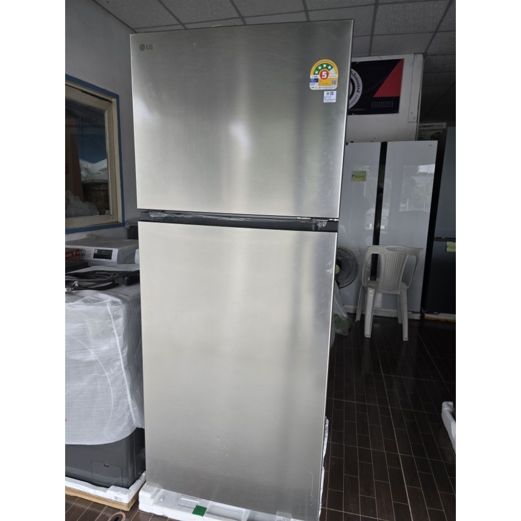 สินค้าเกรดB LGตู้เย็น 2 ประตู ขนาด 15 คิว สีเงิน รุ่น GC-B422MQBM