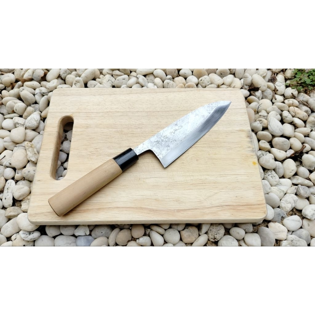 มีดเดบะ Seki Magoroku  Kinju Honko 165mm.(Vintage)