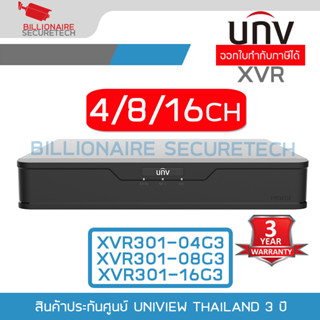 UNIVIEW UNV XVR301-G3 Series XVR301-04G3 / XVR301-08G3 / XVR…