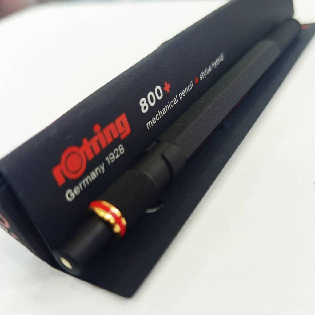 Rotring ดินสอกด สามารถใช้กับจอ Touch screen รอตริง 800 พลัส ขนาด 0.5mm RO 800+ Premium Mechanical Pe
